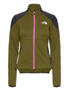 W Middle Rock Fz Fleece The North Face Khaki