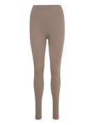 Soft Rib Seamless Legging Moonchild Yoga Wear Beige