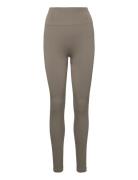 Soft Rib Seamless Legging Moonchild Yoga Wear Beige