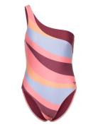 Womens Printed Asymetric 1 Piece Speedo Patterned