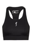 Women's Stretch Tech Sports Bra Logo RS Sports Black