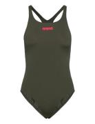 Women's Team Swimsuit Swim Pro Solid Arena Khaki