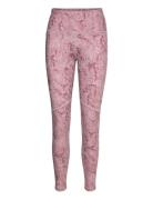 Terrex Multi Allover Print Leggings Adidas Terrex Pink