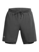 Ua Launch 7'' 2-In-1 Shorts Under Armour Grey