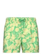 Borg Print Swim Shorts Björn Borg Green