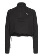 Run Cloudspun 1/4 Zip W PUMA Black