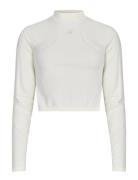 Seamless Cropped Long Sleeve Röhnisch White