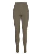 Own The Run Full Length Leggings Adidas Performance Khaki