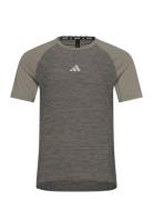 Adidas Gym+ Training 3-Stripes T-Shirt Adidas Performance Khaki