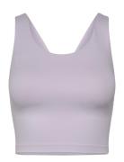 All Me Medium Support Long Line Bra Tank Adidas Performance Purple