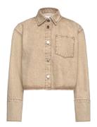 Short Denim Shirt REMAIN Birger Christensen Beige