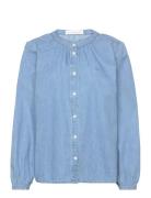 Pd-Luna Denim Shirt Pieszak Blue