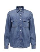 Onlsevigny Ls Dnm Shirt Akm ONLY Blue