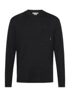 M Mer Tech Lite Iii Ls Relaxed Pocket Te Icebreaker Black