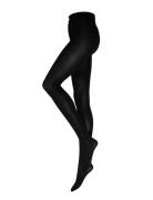 Ylva Organic Wool Fishb Tights Swedish Stockings Black