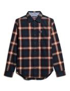 L/S Cotton Lumberjack Shirt Superdry Navy