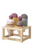 Hasham Legetøjsmad, Multi Farvet, Krydsfiner Sæt Of 5 Bloomingville Pa...