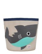 Storage Container Round 3 Sprouts Grey