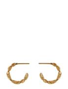 Small Dancing Wave Hoops Pernille Corydon Gold