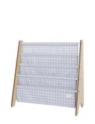 3 Sprouts Bookcase, Gingham Blue 3 Sprouts Blue