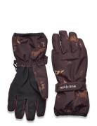 Polyester Glove Mikk-line Brown