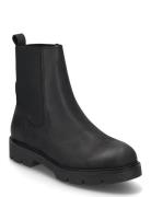 Biaothilia Warmlined Chelsea Boot Waxed Leather Bianco Black