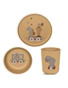 Milas Pla Dinner Set 3-Pack Nuuroo Brown