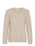 Crpumpkin Knit Pullover Cream Beige