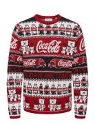 Onsxmas Reg 5 Cola Crew Knit Cs ONLY & SONS Red