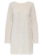 Onlanika Sequins Ls Bow Dress Wvn ONLY White