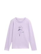 Tulle Artwork Longsleeve Tom Tailor Purple