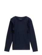 Ruffle Longsleeve Tom Tailor Navy