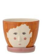 Jaya Flowerpot W/Saucer Bloomingville Orange