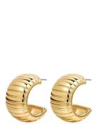 Remy Ridged Hoops- Gold LUV AJ Gold