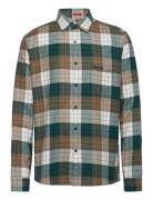 M Marina Plaid Ls Shirt Musto Green