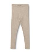 Rib Leggings Maddy Wheat Beige