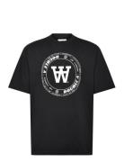 Wwasa Tirewall T-Shirt Gots Double A By Wood Wood Black