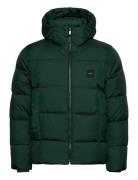 Hooded Quilt Puffer Mw Calvin Klein Green