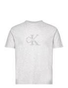 Chenille Monologo Tee Calvin Klein Jeans Grey