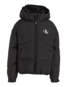 Ck Short Puffer Jacket Calvin Klein Black