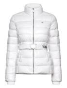 Tjw Branded Belt Down Jacket Tommy Jeans White