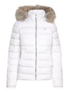 Tjw Basic Hooded Down Jacket Ext Tommy Jeans White