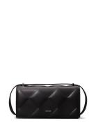 Diamond Quilt Conv Shoulder Bag Calvin Klein Black