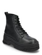 Tjw Lace Up Flatform Boot Tommy Hilfiger Black