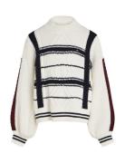 Cable Sweater Tommy Hilfiger White