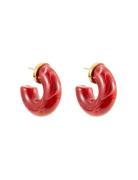 Ivy Chunky Hoops By Jolima Red