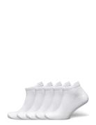 5-Pk Ancle Running Socks ZEBDIA White