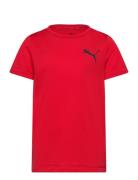 Active Small Logo Tee B PUMA Red