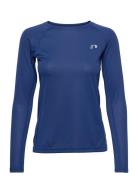 Women Core Running T-Shirt L/S Newline Blue