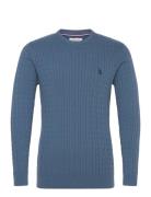 Uspa Knit Archi Men U.S. Polo Assn. Blue